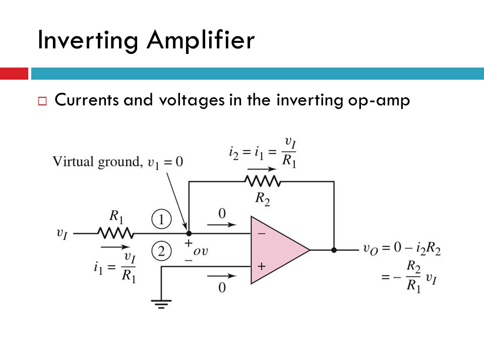 investing operational amplifier formulas